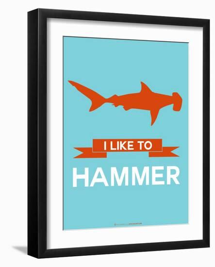 I Like to Hammer 1-NaxArt-Framed Art Print