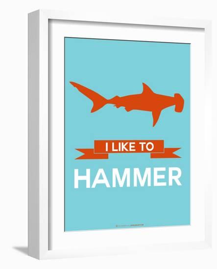 I Like to Hammer 1-NaxArt-Framed Art Print