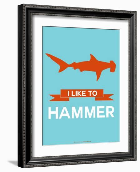 I Like to Hammer 1-NaxArt-Framed Art Print