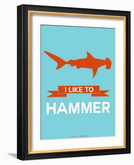 I Like to Hammer 1-NaxArt-Framed Art Print