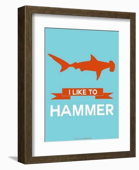 I Like to Hammer 1-NaxArt-Framed Art Print