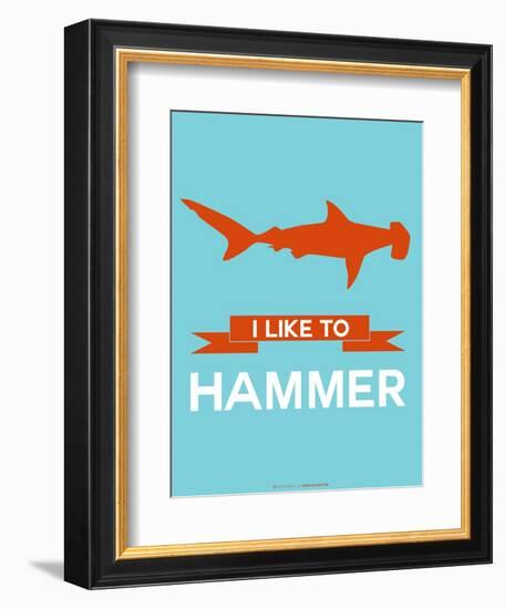 I Like to Hammer 1-NaxArt-Framed Art Print