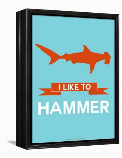 I Like to Hammer 1-NaxArt-Framed Stretched Canvas