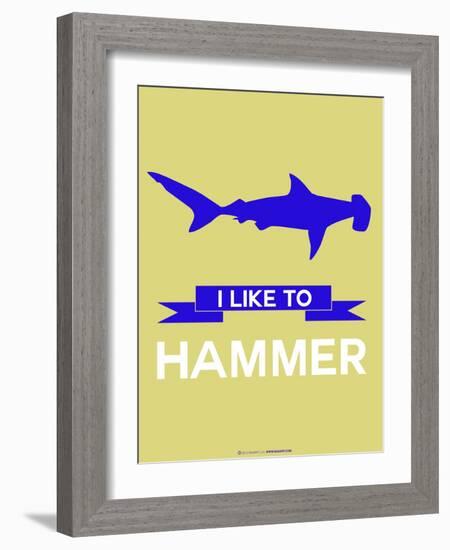 I Like to Hammer 2-NaxArt-Framed Art Print