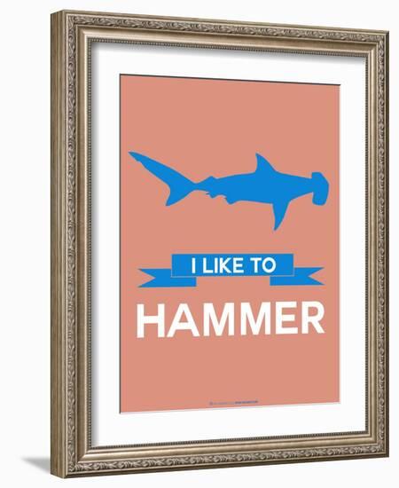 I Like to Hammer 3-NaxArt-Framed Art Print