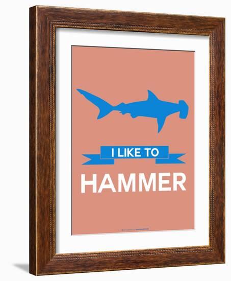 I Like to Hammer 3-NaxArt-Framed Art Print