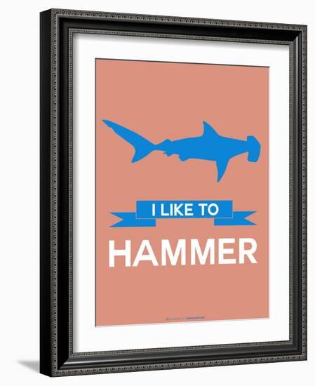 I Like to Hammer 3-NaxArt-Framed Art Print