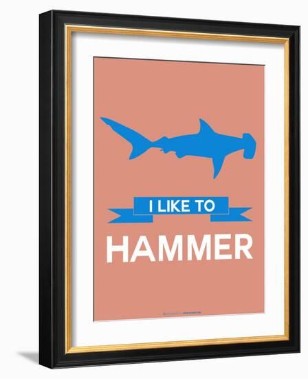 I Like to Hammer 3-NaxArt-Framed Art Print