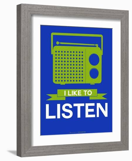 I Like to Listen 2-NaxArt-Framed Art Print