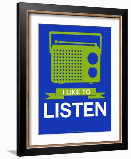 I Like to Listen 2-NaxArt-Framed Art Print