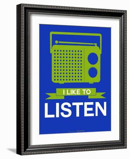 I Like to Listen 2-NaxArt-Framed Art Print