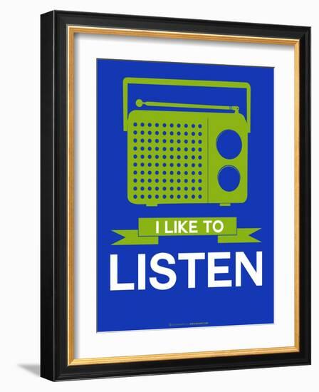 I Like to Listen 2-NaxArt-Framed Art Print