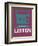 I Like to Listen 3-NaxArt-Framed Premium Giclee Print