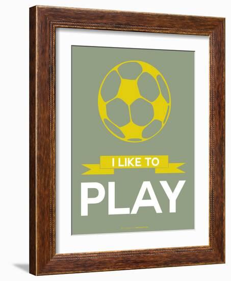 I Like to Play 1-NaxArt-Framed Art Print