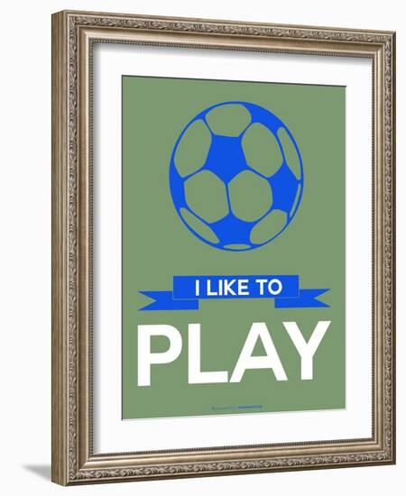 I Like to Play 3-NaxArt-Framed Art Print