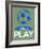 I Like to Play 3-NaxArt-Framed Art Print