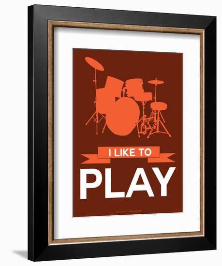 I Like to Play 4-NaxArt-Framed Art Print