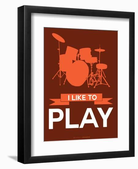 I Like to Play 4-NaxArt-Framed Art Print