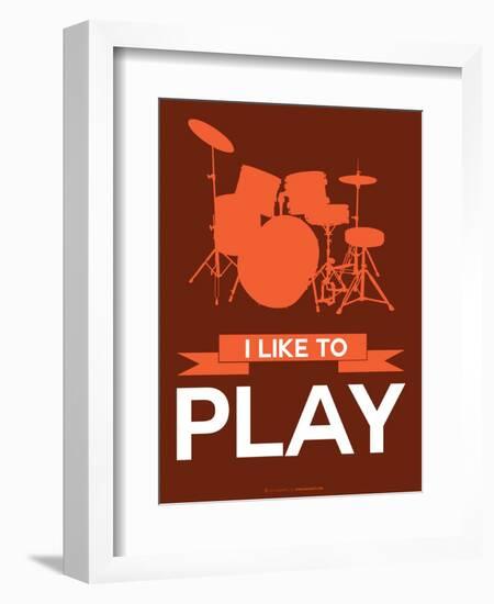 I Like to Play 4-NaxArt-Framed Art Print