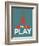 I Like to Play 7-NaxArt-Framed Art Print