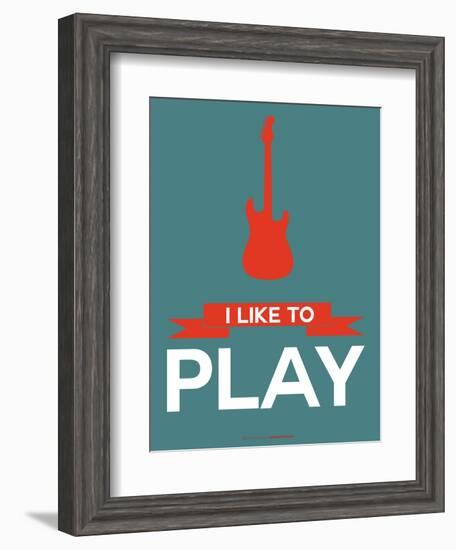 I Like to Play 7-NaxArt-Framed Art Print