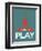 I Like to Play 7-NaxArt-Framed Art Print