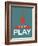 I Like to Play 7-NaxArt-Framed Art Print