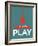 I Like to Play 7-NaxArt-Framed Art Print