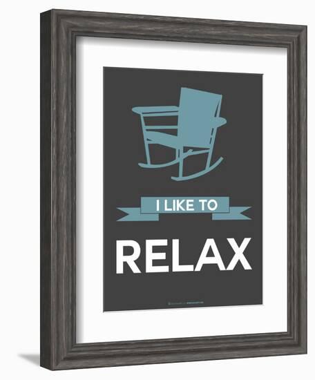 I Like to Relax 1-NaxArt-Framed Art Print