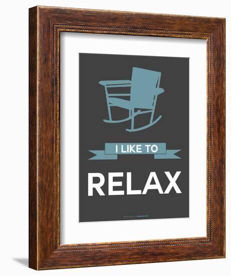 I Like to Relax 1-NaxArt-Framed Art Print