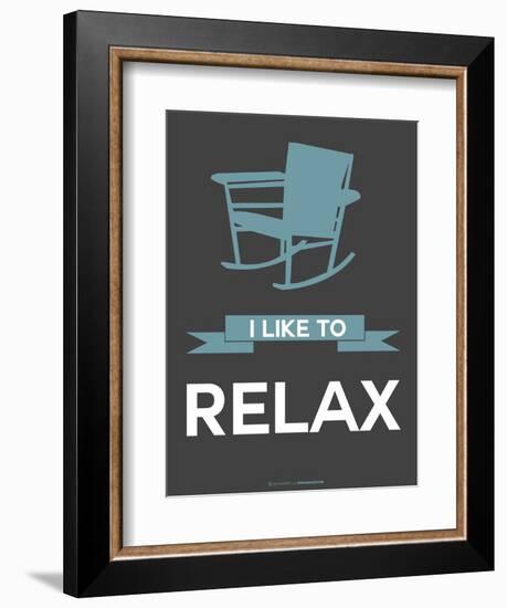 I Like to Relax 1-NaxArt-Framed Art Print