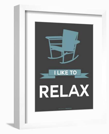 I Like to Relax 1-NaxArt-Framed Art Print