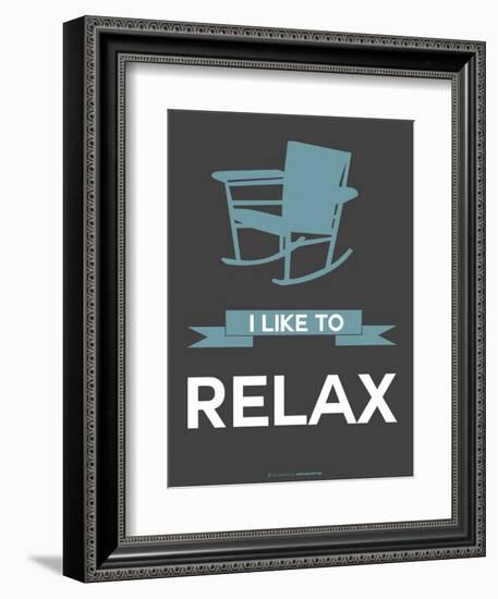 I Like to Relax 1-NaxArt-Framed Art Print