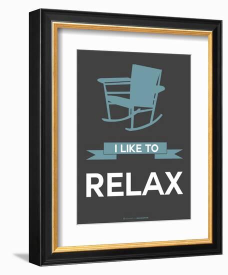 I Like to Relax 1-NaxArt-Framed Art Print