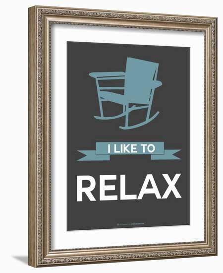 I Like to Relax 1-NaxArt-Framed Art Print