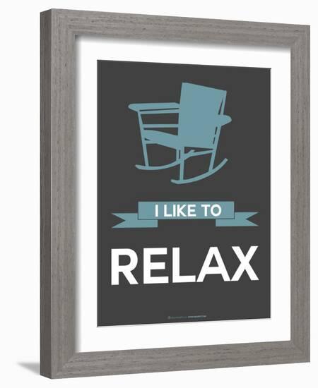 I Like to Relax 1-NaxArt-Framed Art Print