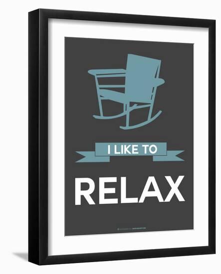 I Like to Relax 1-NaxArt-Framed Art Print