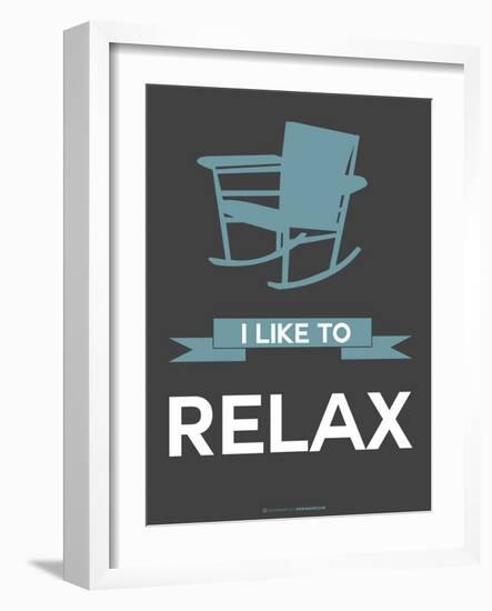 I Like to Relax 1-NaxArt-Framed Art Print