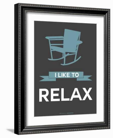 I Like to Relax 1-NaxArt-Framed Art Print