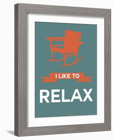 I Like to Relax 2-NaxArt-Framed Art Print