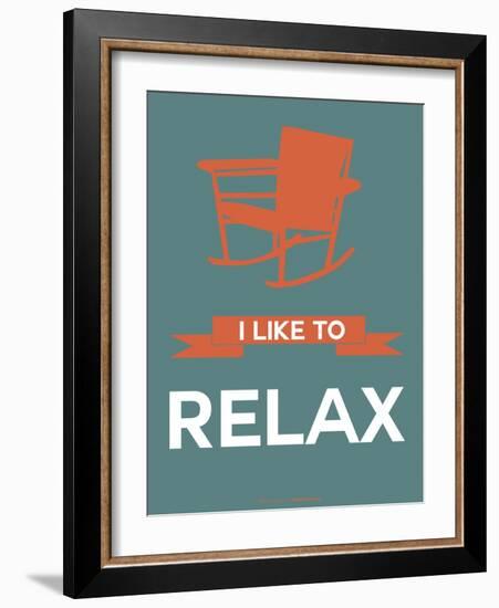 I Like to Relax 2-NaxArt-Framed Art Print