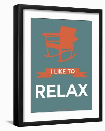 I Like to Relax 2-NaxArt-Framed Art Print