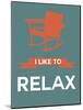 I Like to Relax 2-NaxArt-Mounted Art Print