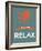 I Like to Relax 2-NaxArt-Framed Art Print