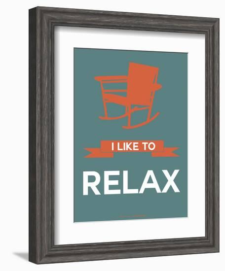 I Like to Relax 2-NaxArt-Framed Art Print