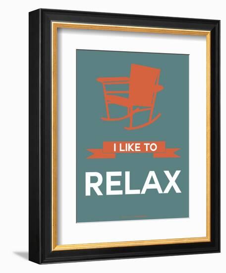 I Like to Relax 2-NaxArt-Framed Art Print