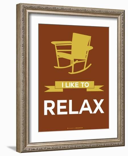 I Like to Relax 3-NaxArt-Framed Art Print