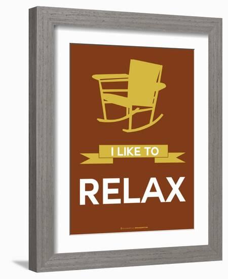 I Like to Relax 3-NaxArt-Framed Art Print