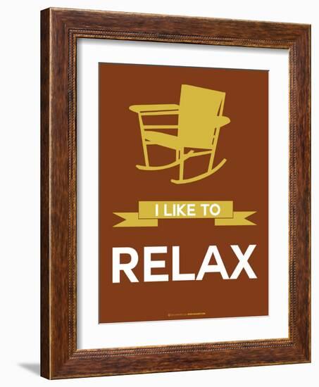 I Like to Relax 3-NaxArt-Framed Art Print