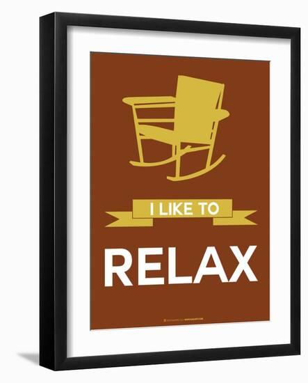 I Like to Relax 3-NaxArt-Framed Art Print